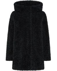 Rrd - Hooded Faux Fur Jacket - Lyst