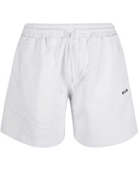 MSGM - Stylische bermuda shorts für den sommer,shorts - Lyst
