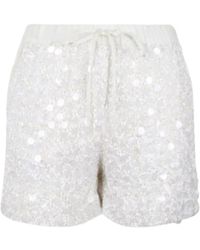 P.A.R.O.S.H. - Weiße shorts für frauen - Lyst