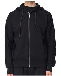 DISCLAIMER - Hoodies & Sweatvesten ,Zwart ,Katoen Full Zip Hoodie - Lyst