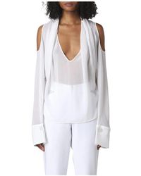 Genny - Elegante Seidenbluse - Lyst