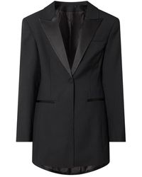SELECTED - Jassen ,Zwart ,Wol Miya Blazer - Lyst