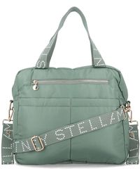 Stella McCartney - Moderne Nylon-Tote-Tasche Mit Goldfarbenen Details - Lyst