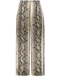 KHAITE - Wide Trousers - Lyst
