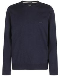 BOSS - Botto L Rundhals-Pullover - Lyst