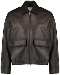 Courreges - 2-Pocket Leren Jas - Lyst