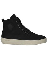 Blackstone - Schoenen ,Zwart ,Leer Aspen Sneaker (High) - Lyst