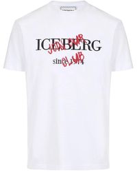 Iceberg - Slim Fit Katoenen Jersey T-Shirt - Lyst