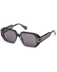 MAX&Co. - Sonnenbrille quadratisch schwarz glänzend - Lyst
