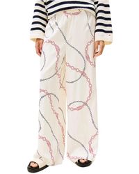 Tommy Hilfiger - Wide Trousers - Lyst