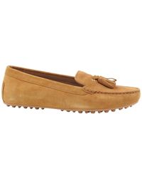 Geox - Schoenen ,Bruin ,Leer Mocassin Loafer - Lyst
