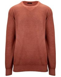 Fay - Wollen Trui Met Logopatch - Lyst