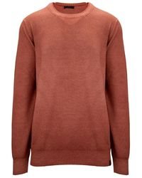 Fay - Wollen Trui Met Logopatch - Lyst
