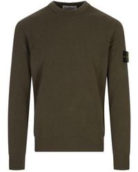 Stone Island - Round-Neck Knitwear - Lyst