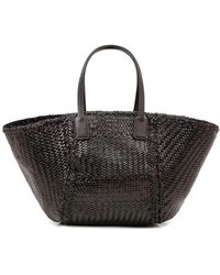 Dragon Diffusion - Teresa Gewebte Ledertasche - Lyst