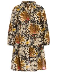 Anjuna - Kleedjes ,Bruin ,Katoen Caftan Short - Lyst