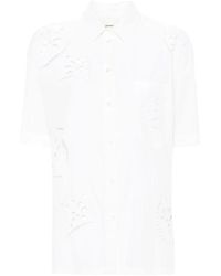 Isabel Marant - Weißes broderie anglaise hemd - Lyst