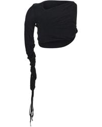 ANDREA ADAMO - Overhemden ,Zwart ,Blouses - Lyst