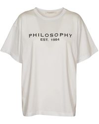 Philosophy Di Lorenzo Serafini - Tops > t-shirts - Lyst