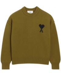 Ami Paris - Round-Neck Knitwear - Lyst