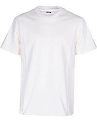 Grifoni - Tops ,Wit ,Katoen Zware Katoenen Jersey T-Shirt - Lyst