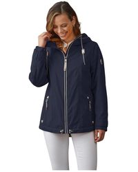 Junge - Jassen ,Blauw ,Moderne Fit Jas Met Capuchon - Lyst