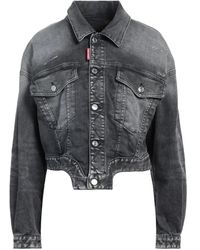 DSquared² - Rose Wash Denim Jas - Lyst