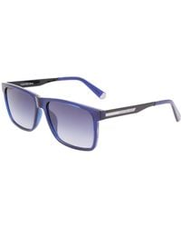 Calvin Klein - Occhiali da sole trasparente blu/blu ckj21624s - Lyst