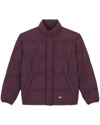 Dickies - Jassen ,Paars ,Polyester Puffer Jacket Plum Perfect - Lyst