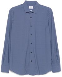 Mazzarelli - Oxford Blauw Overhemd - Lyst