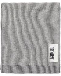 DRYKORN - Accessoires ,Grijs ,Wol Klassieke Gebreide Sjaal - Lyst