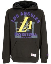 KTZ - Hoodies & Sweatvesten ,Zwart ,Katoen Hooded Sweatshirt Nba Ce Loslak Original Team Colors - Lyst