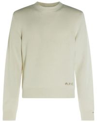 A.P.C. - Round-Neck Knitwear - Lyst