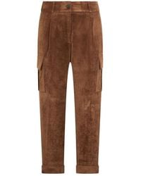 Peserico - Cropped Trousers - Lyst