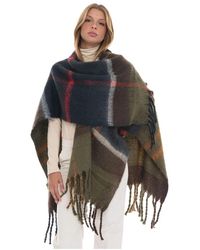 Barbour - Tartan Cape Check Fantasy Polyester Zusammensetzung - Lyst