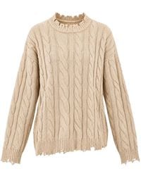 Akep - Round-Neck Knitwear - Lyst