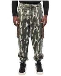 ARMANI EXCHANGE - Wide Trousers - Lyst
