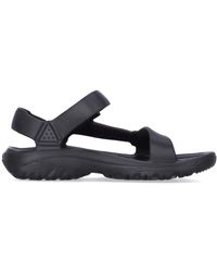 Teva - Schoenen ,Zwart ,Polyester Zwarte Hurricane Drift Sandaal - Lyst