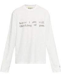 MISBHV - Hier Ben Ik Nog Steeds Aan Je Denkende Longsleeve T-Shirt - Lyst