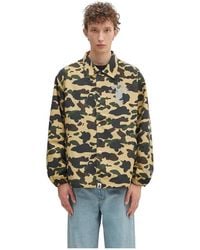A Bathing Ape - Light Jackets - Lyst