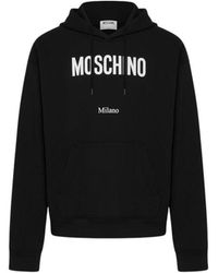 Moschino - Bedrukte Katoenen Sweater - Lyst