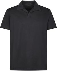 Dondup - Tops ,Zwart ,Katoen Katoenen Polo Shirt - Lyst