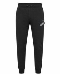 Philipp Plein - Broeken ,Zwart ,Katoen Joggingbroek Teddy - Lyst