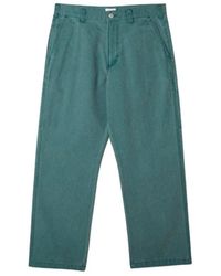 Obey - Broeken ,Groen ,Katoen Carpenter Pant - Lyst
