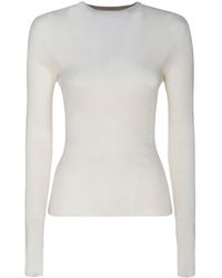 Lanvin - Round-Neck Knitwear - Lyst