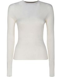 Lanvin - Knitwear > round-neck knitwear - Lyst