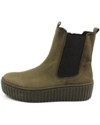 Gabor - Grüner Chelsea Boot Für Frauen - Lyst