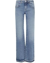Isabel Marant - Jeans ,Blauw ,Katoen Denala Katoenen Broek - Lyst