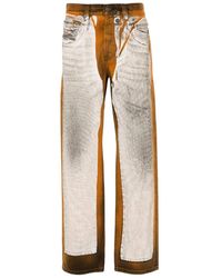 DIESEL - Bedruckte jeans stampato 802 - Lyst
