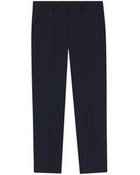 HUGO - Broeken ,Zwart ,Wol Modern Fit Stretch Wollen Pantalon - Lyst